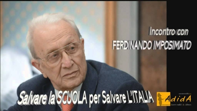 Il Giudice Imposimato al Convegno Adida il prossimo 24 aprile