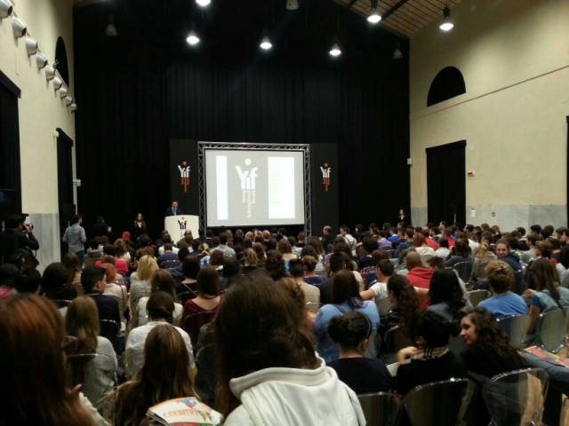 Grande successo nella prima giornata dello YIF 2013: l’intervento dell’avvocato Bonetti alla manifestazione internazionale di orientamento.