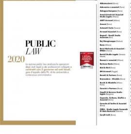 Lo Studio Legale Bonetti &amp; Partners è tra i candidati nella selezione 2020 Public Law.